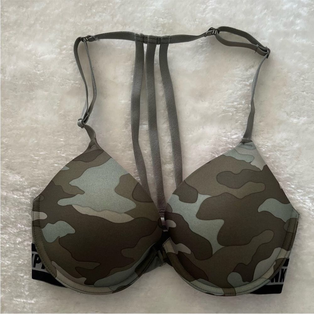 Pink Victoria’s Secret Bra Open Front Clasp Bra